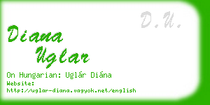 diana uglar business card